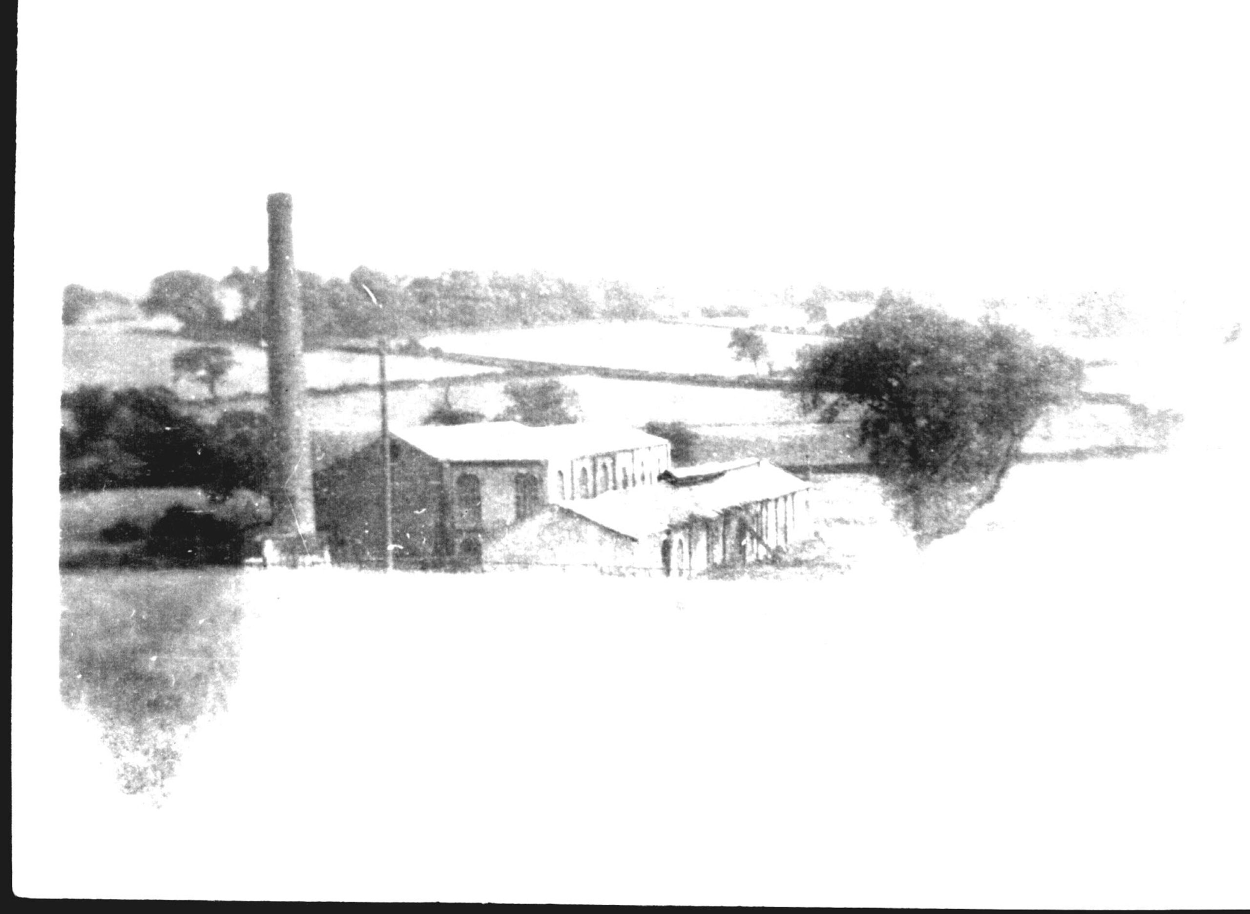 kirkheatoncolourworks Old photo in black and white of an industrial building