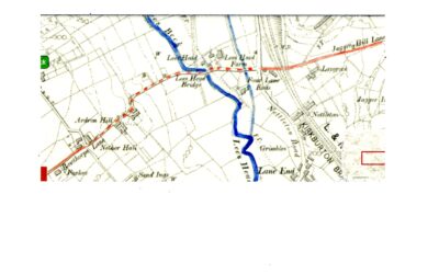 Rawthorpe Lane and the lost hamlet of Lees head, Dalton